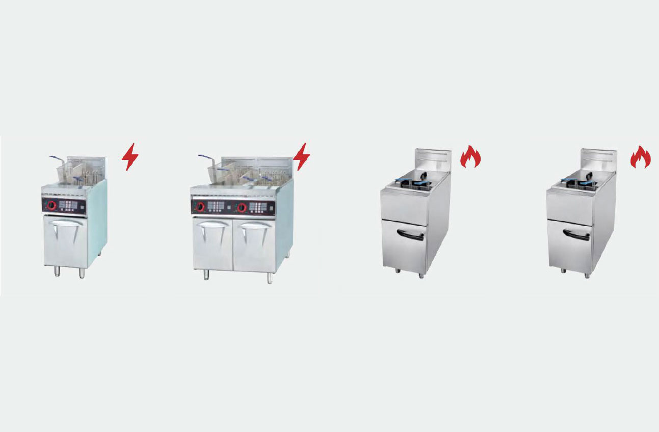 Tank 2-Basket Electric Fryer & Timer